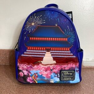 Loungefly Mulan Castle Light Up Mini Backpack